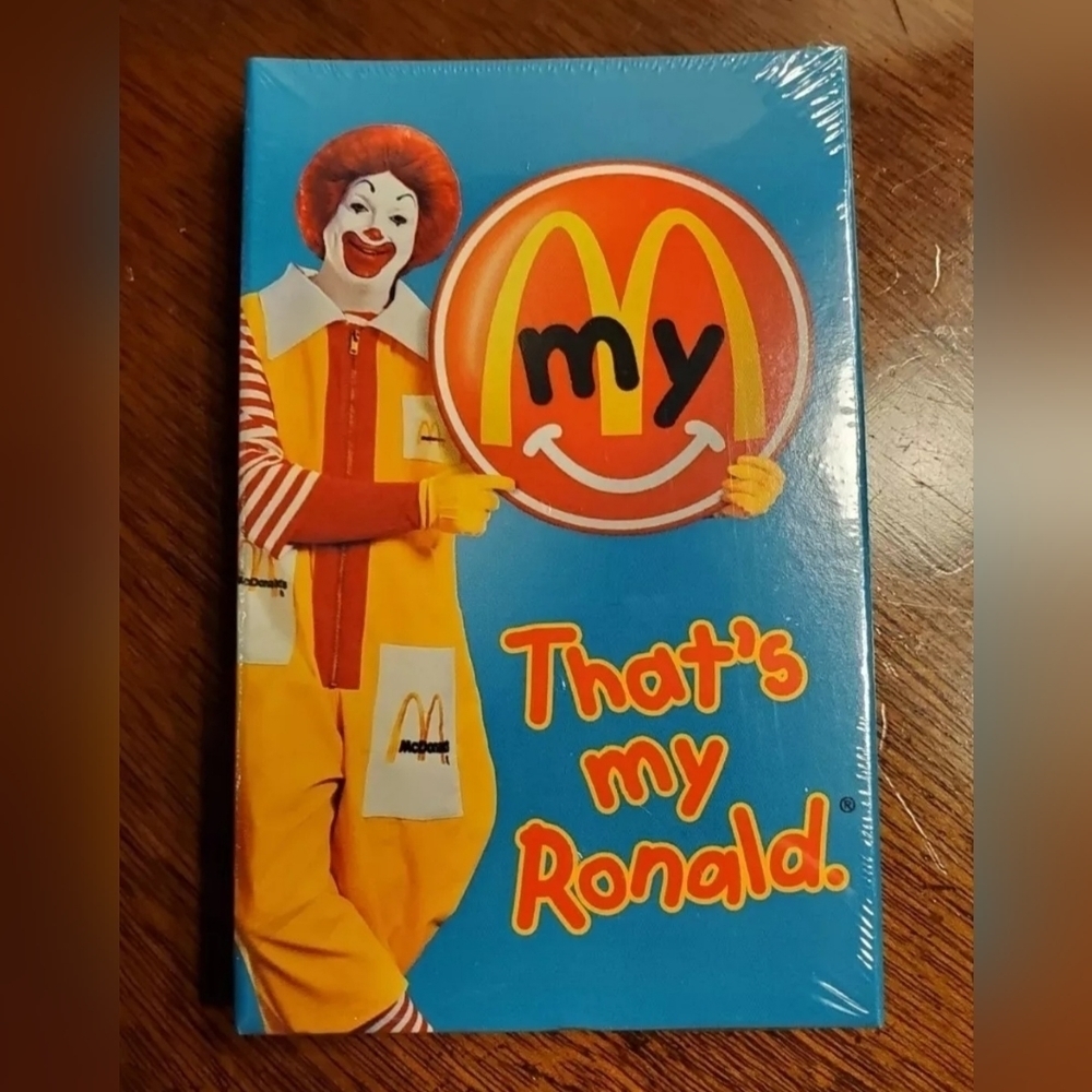 1997 That's My Ronald Cassette Tape McDonalds Happy Meal Toy Vintage